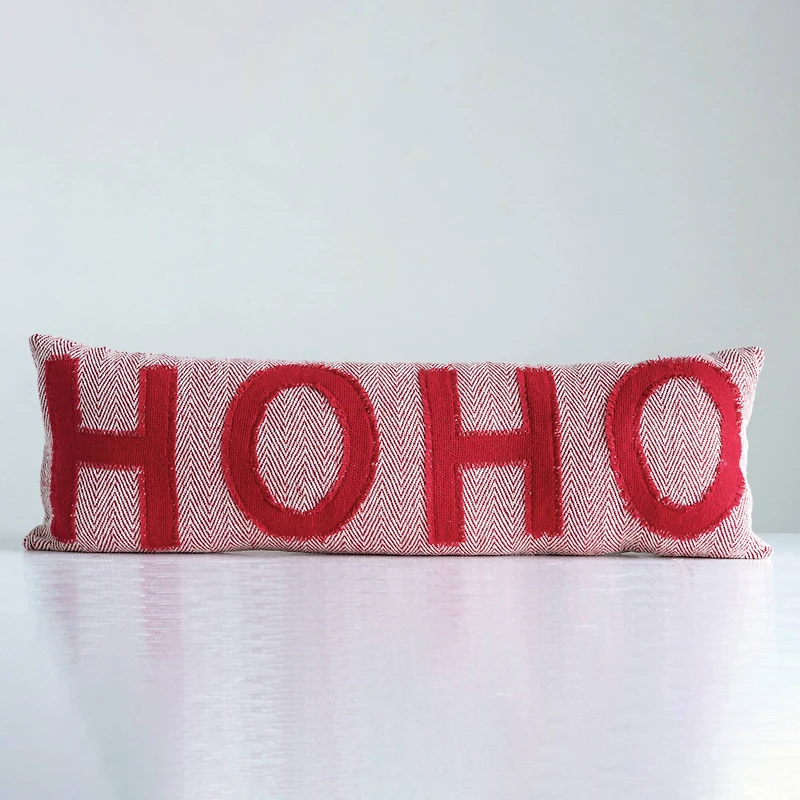 Hello Honey® Red Ho Ho Lumbar Pillow