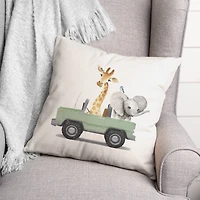 Cruisin Animals 18" x 18" Throw Pillow