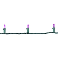 50ct. LED Mini Christmas String Lights with Green Wire