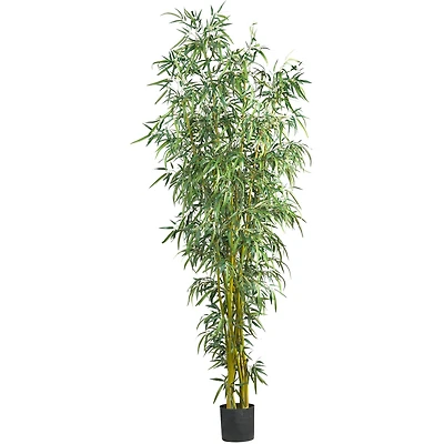 8ft. Potted Fancy Style Bamboo Silk Tree