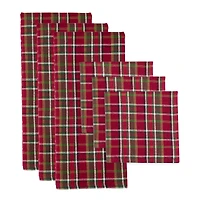 DII® Tartan Plaid Heavyweight Dishtowel & Dishcloth Set