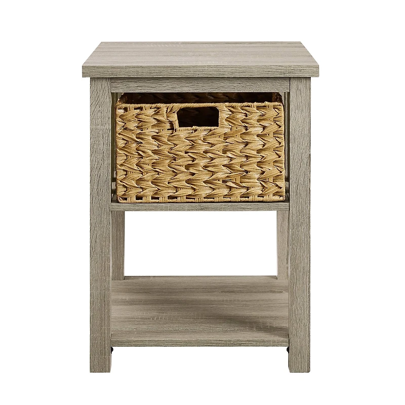Walker Edison 18" Mission Storage Side Table