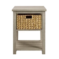 Walker Edison 18" Mission Storage Side Table