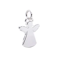 12 Pack: Charmalong™ Silver Plated Angel Charm by Bead Landing™