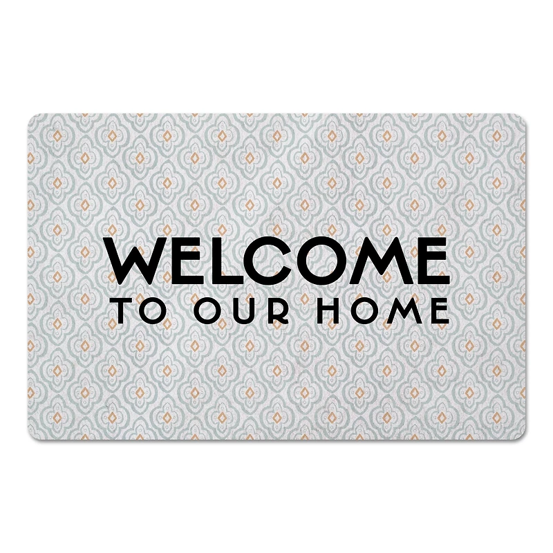 Welcome Quatre Floor Mat