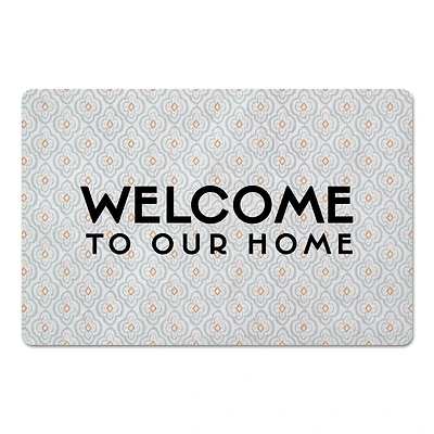 Welcome Quatre Floor Mat