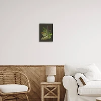 Stupell Industries Natural Forest Floor Mushrooms Ferns Framed Giclee Art