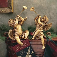 Design Toscano Trumpeting Angels of St. Peters Square Statue Set