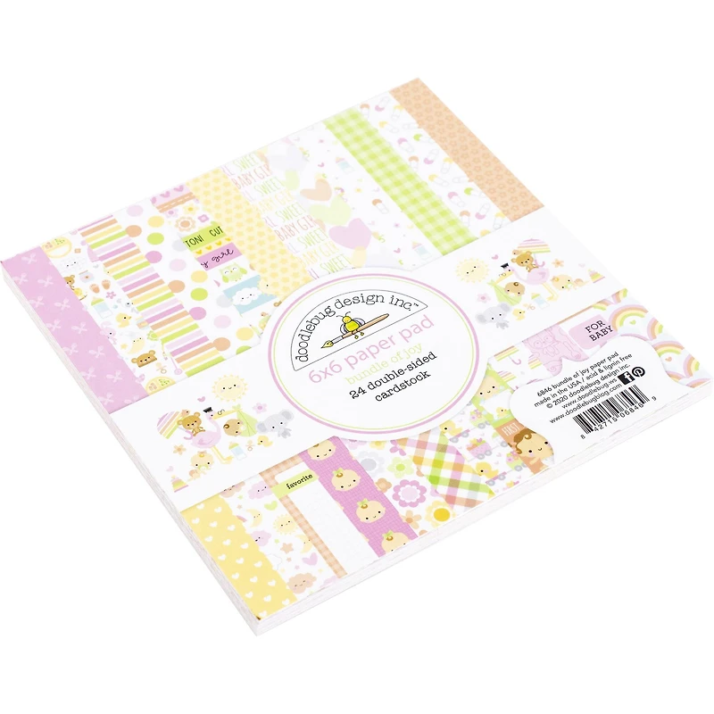 Doodlebug Bundle Of Joy Double-Sided Paper Pad, 24ct.