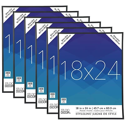 6 Pack: Poster Frame Styleline™ by Studio Décor