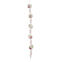 Flower Lampwork Glass Ball Bead Mix by Bead Landing™