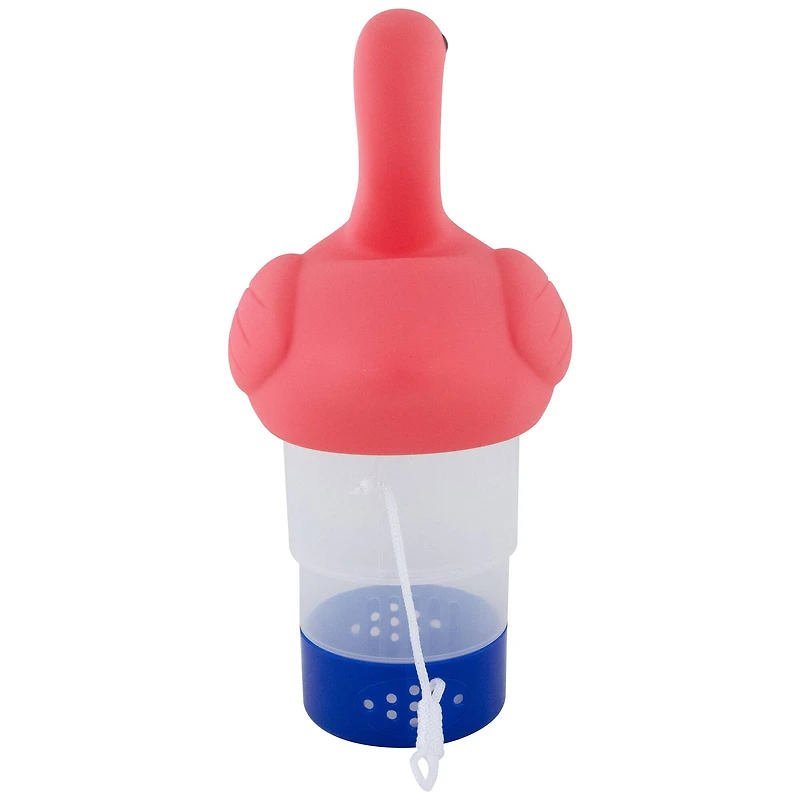 Swimline 12" Pink Flamingo Floating Pool Chlorine Dispenser