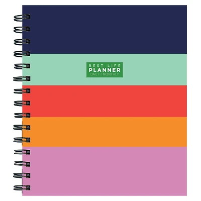 Striped Daily Monthly Luxe Planner