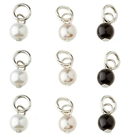 12 Packs: 12 ct. (144 total) Charmalong™ Pearl Drop Charms by Bead Landing™
