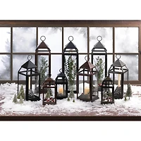 25'' Bronze Contemporary Lantern