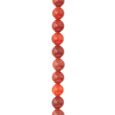Dyed Fire Agate Round Beads, 8mm by Bead Landing™