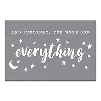 You Were Our Everything 18" x 12' Canvas Wall Art