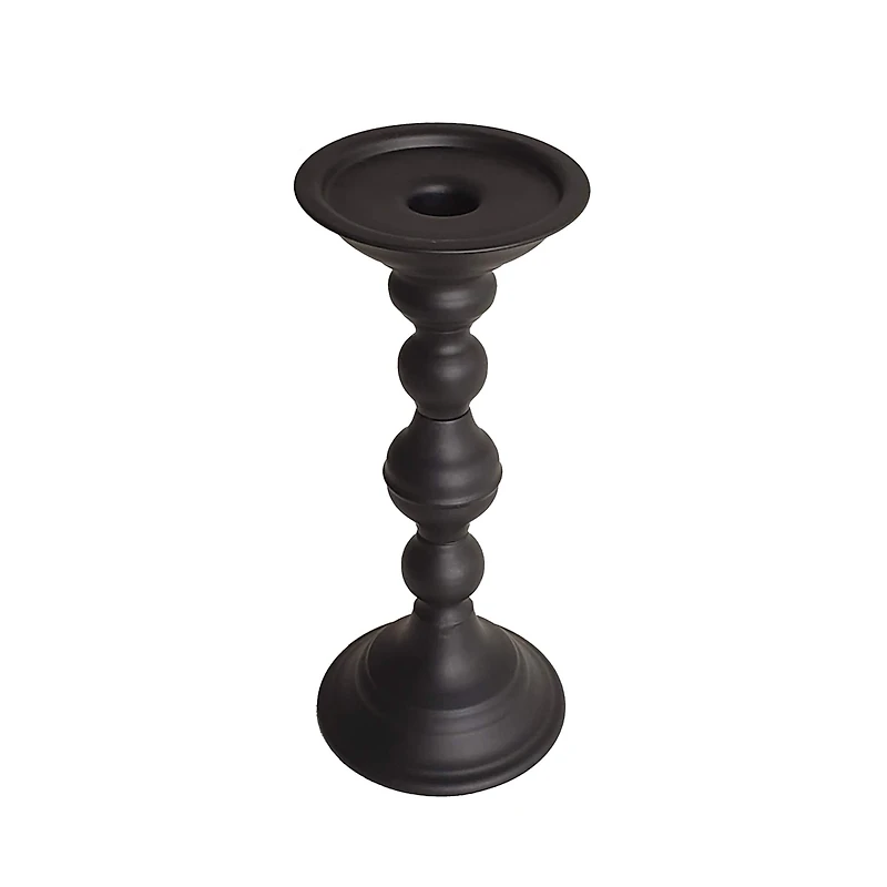 9.45" Black Metal Candle Holder by Ashland®