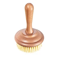 Hello Honey® 6" Brown Carved Wood Dish Brush