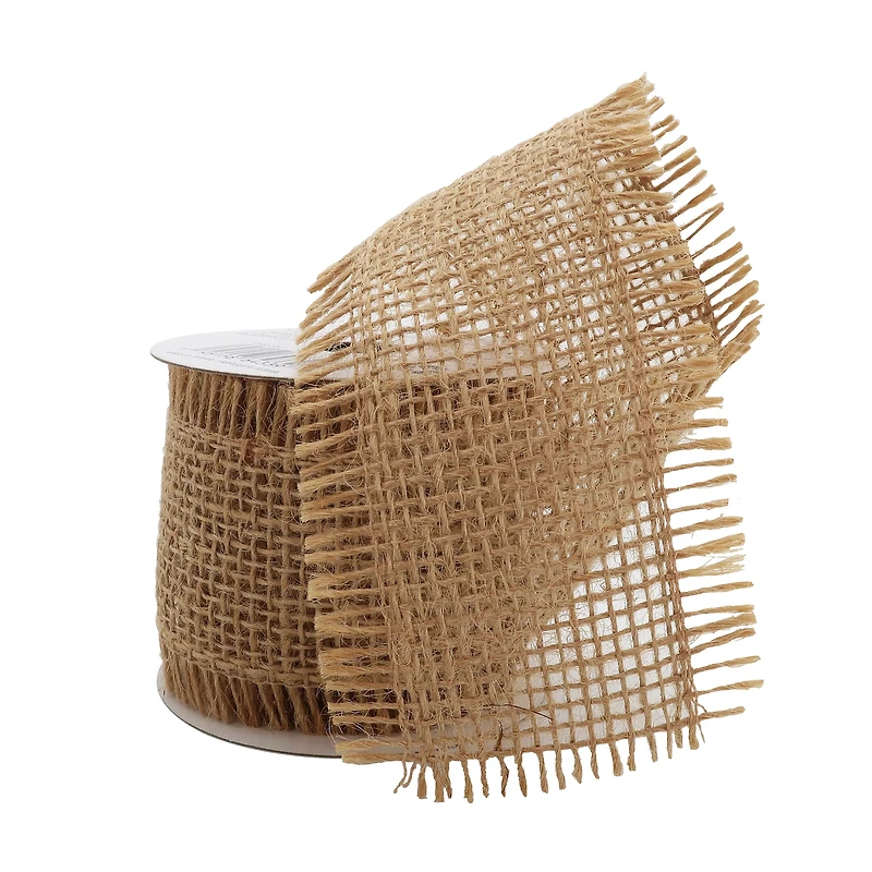 12 Pack: 2.5" x 3yd. Burlap Frayed Ribbon by Celebrate It® Classic