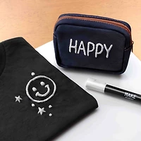 12 Pack: White Puffy Velvet Fabric Paint Marker by Make Market®