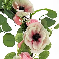 22" Hydrangea, Tulip, & Eucalyptus Spring Wreath