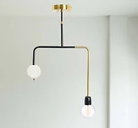 Hello Honey® Minimalist Geometric Modern Marble Pendant Lamp