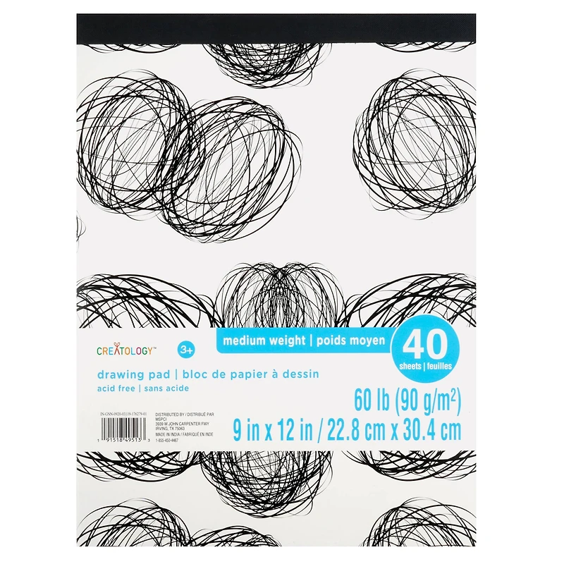 10 Pack: Kids Drawing Paper Pad by Creatology™