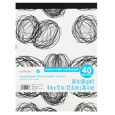10 Pack: Kids Drawing Paper Pad by Creatology™