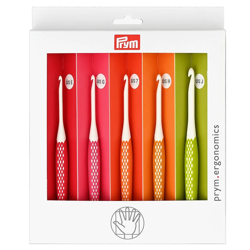 Prym Ergonomic Small Size Crochet Hook Set