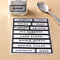 12 Pack: Black Border Rectangle Household Label Stickers by Recollections™