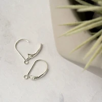 14mm Sterling Silver Lever Backs, 2ct. by Bead Landing™