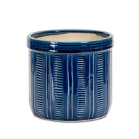 Navy Terra Cotta Pot Set