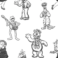Disney® Muppets Sketchy Muppet Friends Fabric