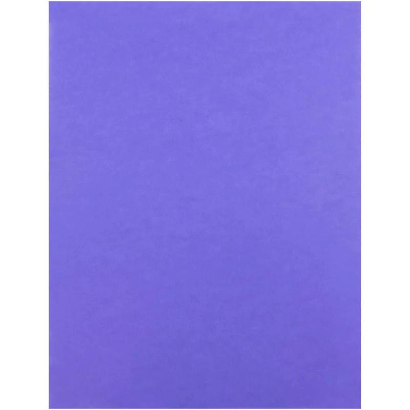JAM Paper Primary Blue 8.5" x 11" 30lb. Translucent Vellum Paper, 100 Sheets