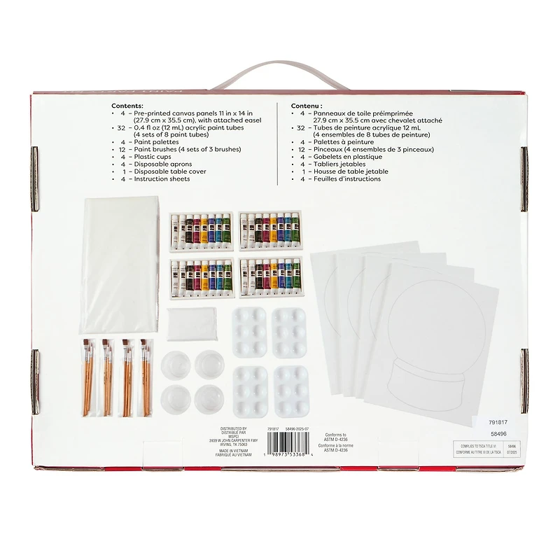 Snow Globe Paint Party Kit by Artist's Loft™