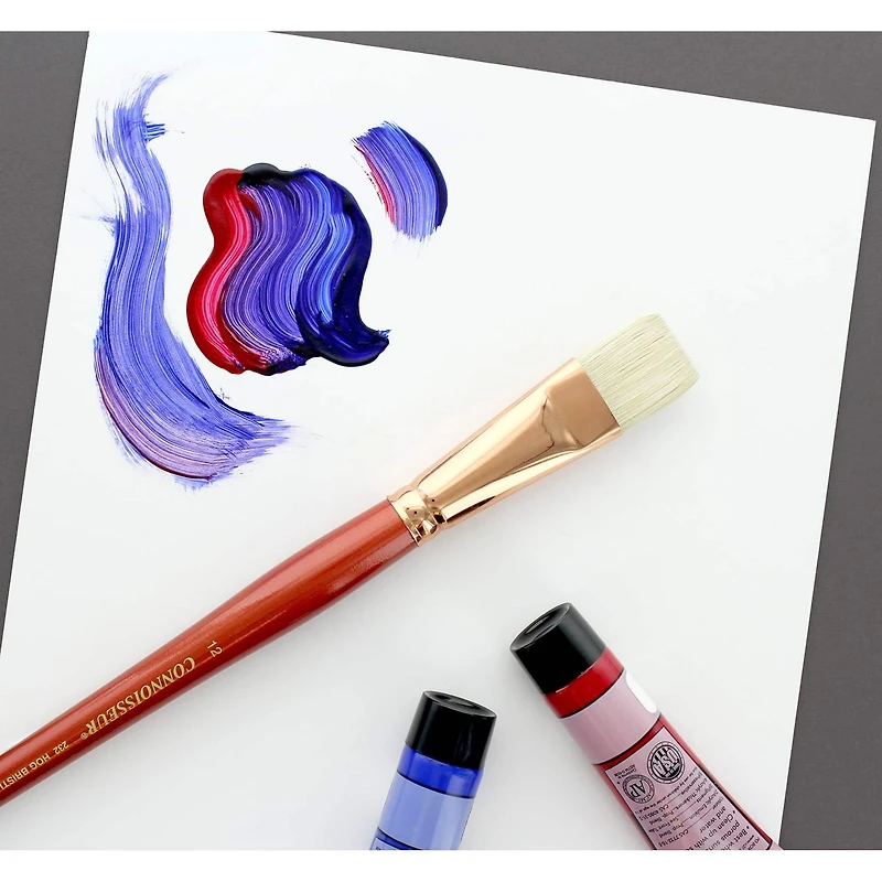 Connoisseur® Hog Bristle Long Handle Bright Brush