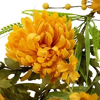 5ft. Orange Peony Artificial Fall Harvest Garland