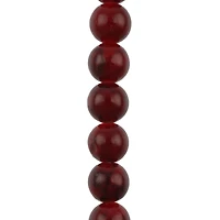 Dark Red Dyed Quartz Round Beads, 8mm by Bead Landing™