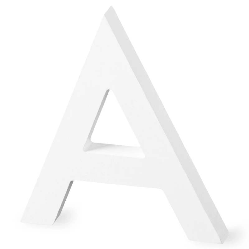 8 Pack: 5.5" White MDF Letter by Make Market