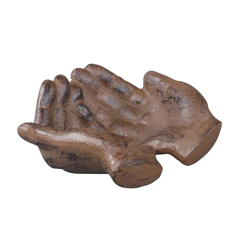 Hello Honey® 6" Rust Finish Cast Iron Hands Dish