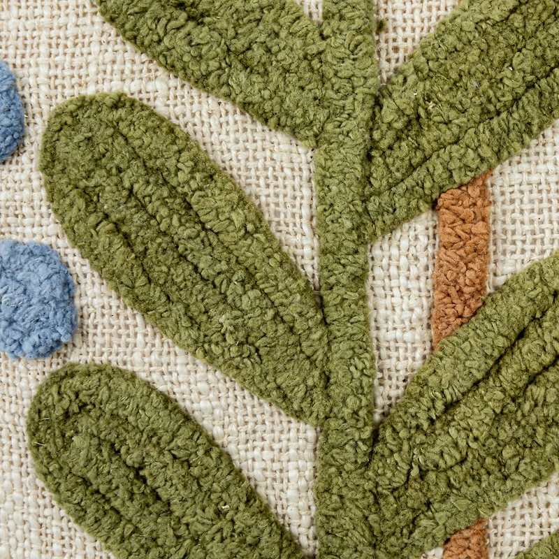 Hello Honey® Plant Design Slub Pillow