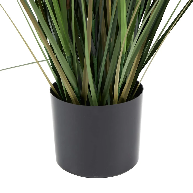 5ft. Potted Green Onion Grass & String of Pearl Artificial Plant