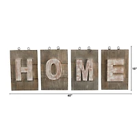 40" Rustic Farmhouse HOME Wall Art Decor