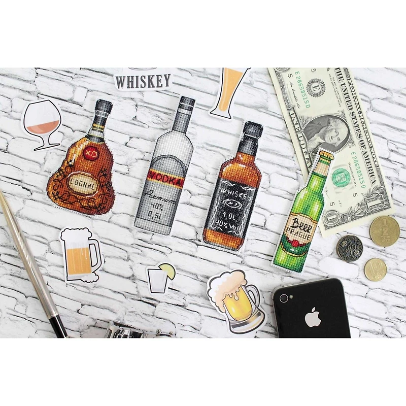 MP Studia Bottles Cross Stitch Kit