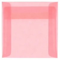 JAM Paper 6" x 6" Translucent Vellum Invitation Envelopes