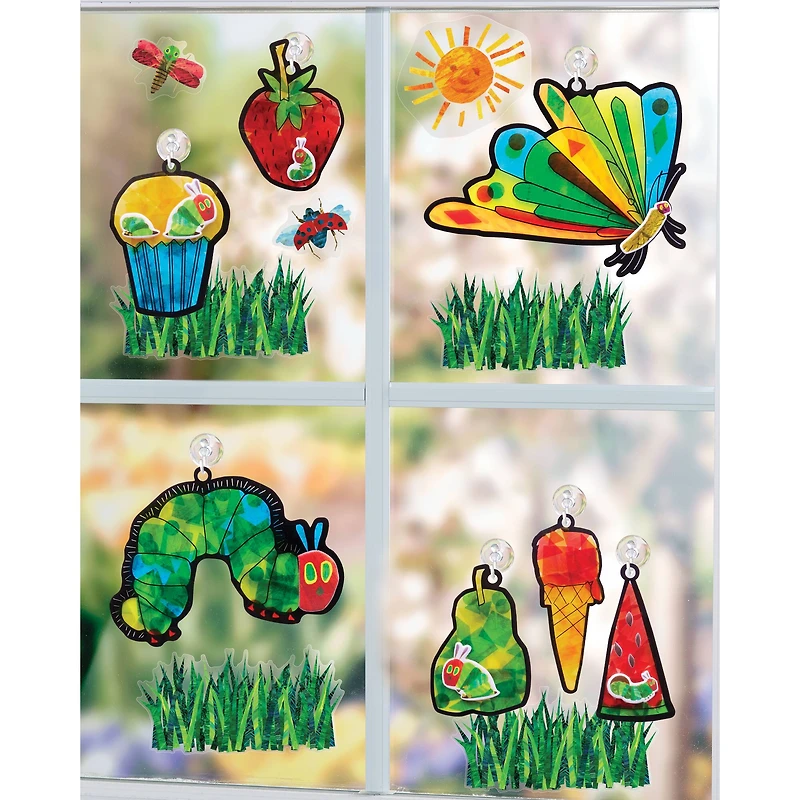 Creativity for Kids® The Very Hungry Caterpillar Sticker Suncatchers