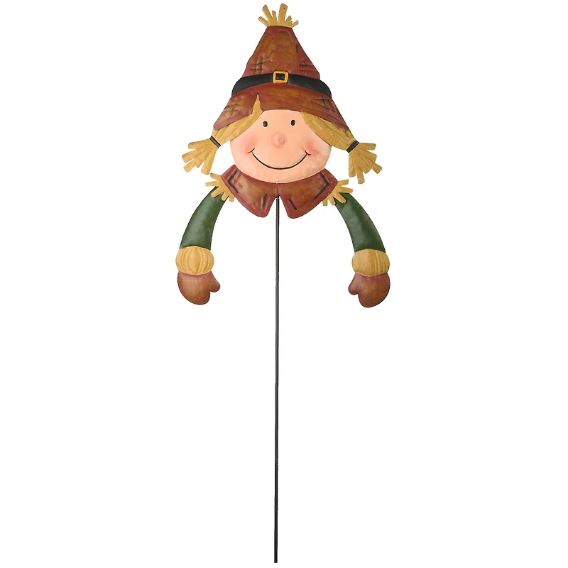 26" Scarecrow Gal Garden Stake
