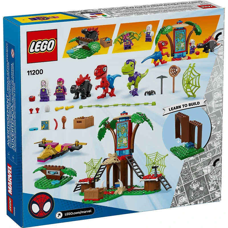 LEGO® Marvel Spidey And His Amazing Friends Spidey and Gobby’s Raptor Battle at Tree House HQ 11200