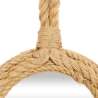 Natural Brown Rope Coastal Wall Mirrors Set